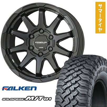 【取付対象】35X12.5R17 夏タイヤ ホイール4本セット FALKEN ワイルドピーク M/T01 (6/139車用) KYOHO サーキュラー C10X 17インチ【送料無料】