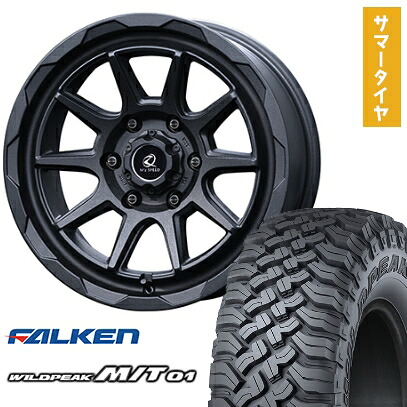 【取付対象】285/70R17 夏タイヤ ホイール4本セット FALKEN ワイルドピーク M/T01 (6/139車用) MZ SPEED ジュノウ エムエム 17インチ【送料無料】|アークタイヤ 店