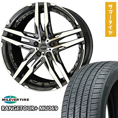 【新品】40系アルファード/ヴェルファイア用 夏タイヤ ホイール4本セット 245/45R20 ミレバー レンジツアープラスMU069（限定） 共豊 シャレン RG 20インチ(送料無料)