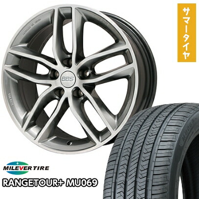 【新品】40系アルファード/ヴェルファイア用 夏タイヤ ホイール4本セット 245/45R20 ミレバー レンジツアープラスMU069（限定） BBS GERMANY SX プラチナシルバーダイヤモンドカット 20インチ(送料無料) 154,550円