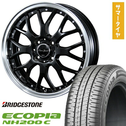 【取付対象】165/55R15 夏タイヤ ホイール4本セット N-BOX タントカスタム ワゴンR BRIDGESTONE エコピア NH200 C BLEST ユーロスポーツ タイプ815 15インチ【送料無料】｜アークタイヤ 店 64,680円