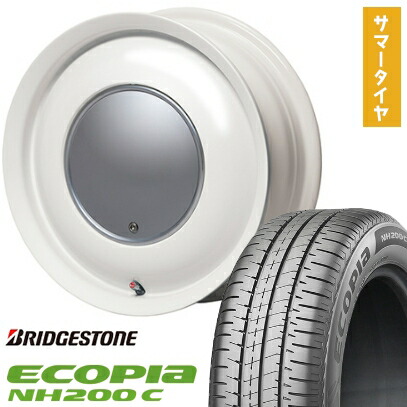 【取付対象】155/65R14 夏タイヤ ホイール4本セット N-BOX タントカスタム ワゴンR BRIDGESTONE エコピア NH200 C HEART VOICE ラブリースイートレーベル アナム 14インチ【送料無料】画像