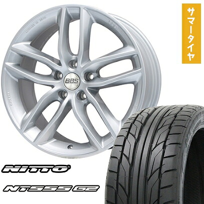 【新品】40系アルファード/ヴェルファイア用 夏タイヤ ホイール4本セット 245/45R20 ニットー NT555 G2 BBS GERMANY SX ブリリアントシルバー 20インチ(送料無料)