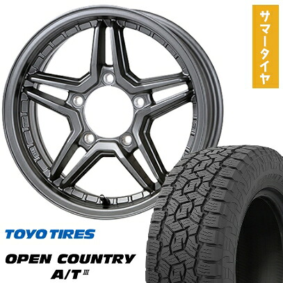 【取付対象】175/80R16 夏タイヤ ホイール4本セット ジムニー TOYO OPEN COUNTRY A/T III RBL JAOS ヴィクトロン エクセルJX3 16インチ【送料無料】｜アークタイヤ 店
