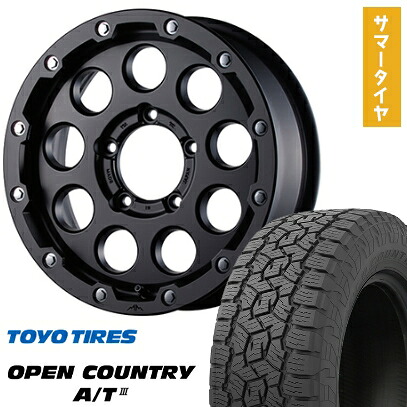 【取付対象】175/80R16 夏タイヤ ホイール4本セット ジムニー TOYO OPEN COUNTRY A/T III RBL GARSON マルビーレ マッドラン 16インチ【送料無料】｜アークタイヤ 店