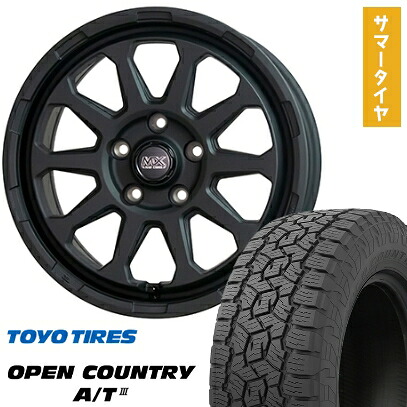 【取付対象】235/70R16 夏タイヤ ホイール4本セット TOYO OPEN COUNTRY A/T III RBL (5/114車用) HOT STUFF マッドクロス レンジャー 16インチ【送料無料】|アークタイヤ 店