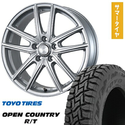 【取付対象】225/60R17 夏タイヤ ホイール4本セット TOYO OPEN COUNTRY R/T RBL (5/114車用) BRIDGESTONE エコフォルム SE-20 17インチ【送料無料】｜アークタイヤ 店