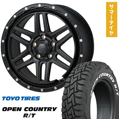 【取付対象】225/70R16 夏タイヤ ホイール4本セット TOYO OPEN COUNTRY R/T RWL/RBL (5/114車用) MONZA HI-BLOCK エルデ 16インチ【送料無料】|アークタイヤ 店