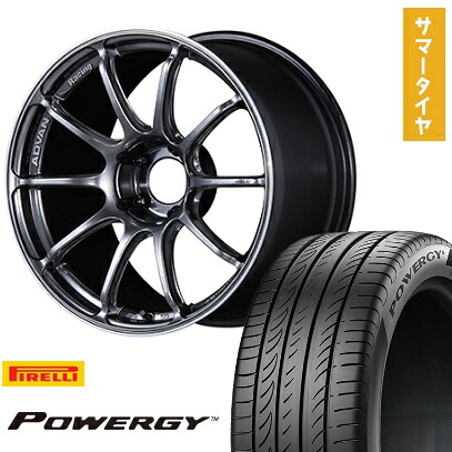 【取付対象】225/45R18 夏タイヤ ホイール4本セット PIRELLI パワジー (5/114車用) YOKOHAMA アドバンレーシング RSIII 18インチ【送料無料】|アークタイヤ 店
