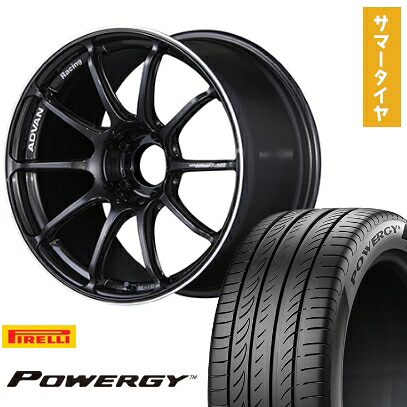 【取付対象】225/45R18 夏タイヤ ホイール4本セット PIRELLI パワジー (5/114車用) YOKOHAMA アドバンレーシング RSIII 18インチ【送料無料】|アークタイヤ 店