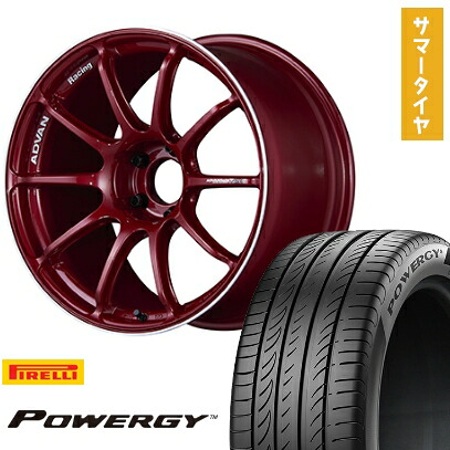 【取付対象】225/45R18 夏タイヤ ホイール4本セット PIRELLI パワジー (5/114車用) YOKOHAMA アドバンレーシング RSIII 18インチ【送料無料】｜アークタイヤ 店 134,600円