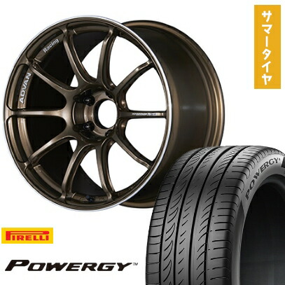 【取付対象】225/50R18 夏タイヤ ホイール4本セット PIRELLI パワジー (5/114車用) YOKOHAMA アドバンレーシング RSIII 18インチ【送料無料】｜アークタイヤ 店