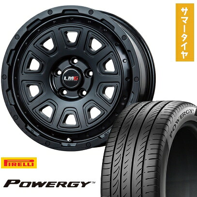 【取付対象】205/65R16 夏タイヤ ホイール4本セット ヤリスクロス PIRELLI パワジー LEHRMEISTER LMG DS-10 マットブラック 16インチ【送料無料】｜アークタイヤ 店