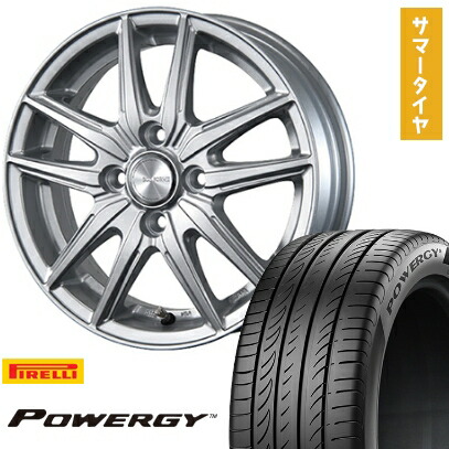 【取付対象】195/65R15 夏タイヤ ホイール4本セット PIRELLI パワジー (5/100車用) BRIDGESTONE エコフォルム SE-20 15インチ【送料無料】