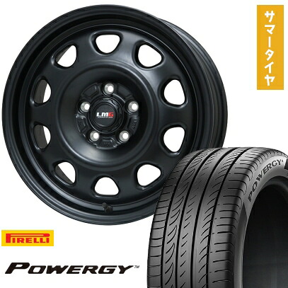 【取付対象】205/65R16 夏タイヤ ホイール4本セット ヤリスクロス PIRELLI パワジー LEHRMEISTER LMG OFF-STYLE(マットブラック) 16インチ【送料無料】｜アークタイヤ 店