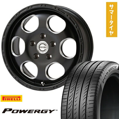 【取付対象】205/65R16 夏タイヤ ホイール4本セット ヤリスクロス PIRELLI パワジー ELFORD ブラッドストック 1P 16インチ【送料無料】