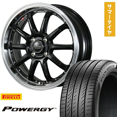 【取付対象】225/60R17 夏タイヤ ホイール4本セット PIRELLI パワジー (5/100車用) BLEST バーンズテック S10-DP 17インチ【送料無料】|アークタイヤ 店