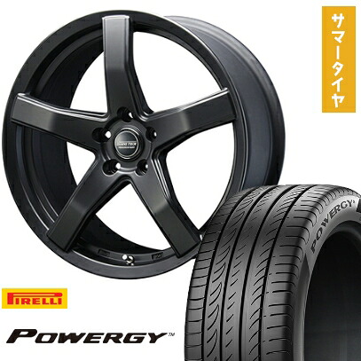 【取付対象】245/35R19 夏タイヤ ホイール4本セット PIRELLI パワジー (5/114車用) BLEST バーンズテック V-05 19インチ【送料無料】｜アークタイヤ 店 101,050円