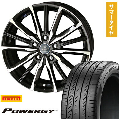 【取付対象】215/60R17 夏タイヤ ホイール4本セット PIRELLI パワジー (5/114車用) KYOHO スマック プライム ヴァルキリー 17インチ【送料無料】