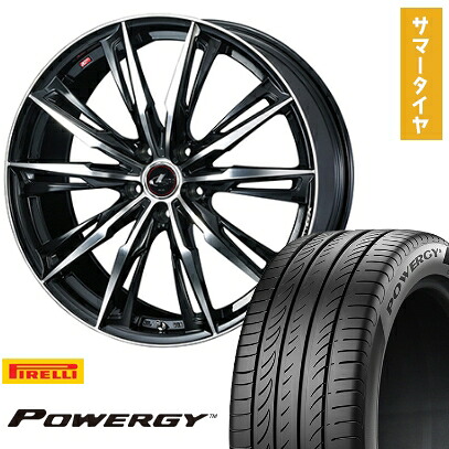 【取付対象】195/65R15 夏タイヤ ホイール4本セット PIRELLI パワジー (5/100車用) WEDS レオニス GX 15インチ【送料無料】