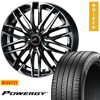 【取付対象】195/65R15 夏タイヤ ホイール4本セット PIRELLI パワジー (5/100車用) WEDS レオニス SK 15インチ【送料無料】