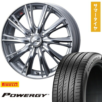 【取付対象】165/55R15 夏タイヤ ホイール4本セット N-BOX タントカスタム ワゴンR PIRELLI パワジー WEDS レオニス WX 15インチ【送料無料】