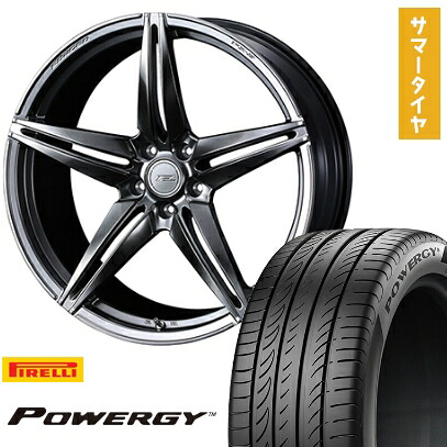 【取付対象】225/45R18 夏タイヤ ホイール4本セット PIRELLI パワジー (5/114車用) WEDS F-ZERO FZ-3 18インチ【送料無料】