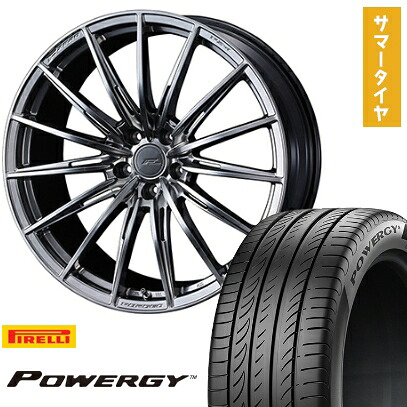 【取付対象】245/35R20 夏タイヤ ホイール4本セット PIRELLI パワジー (5/114車用) WEDS F-ZERO FZ-4 20インチ【送料無料】