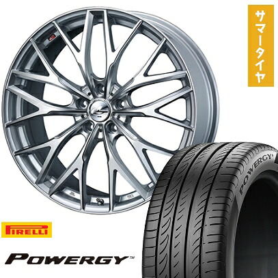 【取付対象】245/35R19 夏タイヤ ホイール4本セット PIRELLI パワジー (5/114車用) WEDS レオニス MX 19インチ【送料無料】