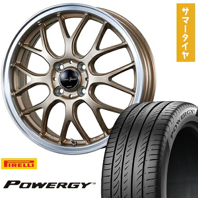 【取付対象】195/55R16 夏タイヤ ホイール4本セット PIRELLI パワジー (4/100車用) BLEST ユーロスポーツ タイプ805 アンティークブロンズ 16インチ【送料無料】