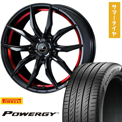 【取付対象】215/60R17 夏タイヤ ホイール4本セット PIRELLI パワジー (5/114車用) WEDS ノヴァリス ローグ VF 17インチ【送料無料】