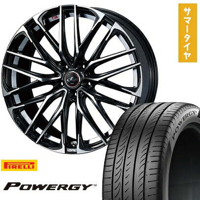 【取付対象】225/40R18 夏タイヤ ホイール4本セット PIRELLI パワジー (5/114車用) WEDS レオニス SK 18インチ【送料無料】