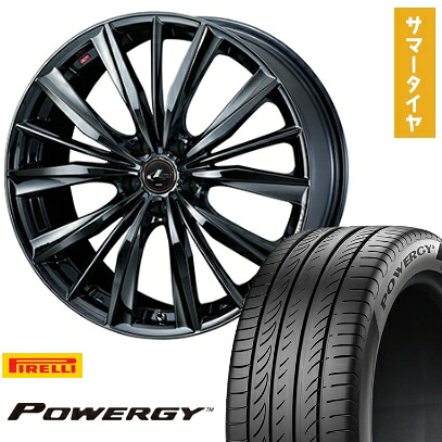 【取付対象】215/45R18 夏タイヤ ホイール4本セット PIRELLI パワジー (5/114車用) WEDS レオニス VX 18インチ【送料無料】|アークタイヤ 店