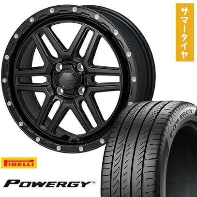 【取付対象】195/55R16 夏タイヤ ホイール4本セット PIRELLI パワジー (4/100車用) MONZA HI-BLOCK エルデ 16インチ【送料無料】｜アークタイヤ 店