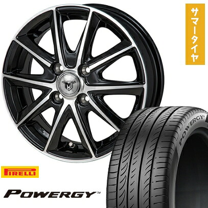 【取付対象】185/65R15 夏タイヤ ホイール4本セット PIRELLI パワジー (4/100車用) MONZA JPスタイル MJ01 15インチ【送料無料】