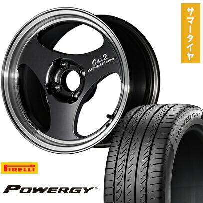 【取付対象】185/60R15 夏タイヤ ホイール4本セット PIRELLI パワジー (4/100車用) YOKOHAMA アドバンレーシング ONI2 15インチ【送料無料】｜アークタイヤ 店
