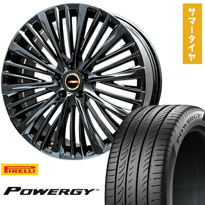 【取付対象】245/40R20 夏タイヤ ホイール4本セット PIRELLI パワジー (5/114車用) PREMIX MER-X(BMC) 20インチ【送料無料】