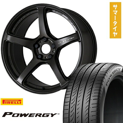 【取付対象】245/40R19 夏タイヤ ホイール4本セット PIRELLI パワジー (5/114車用) WORK エモーション T5R 19インチ【送料無料】