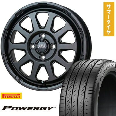 【取付対象】165/55R15 夏タイヤ ホイール4本セット PIRELLI パワジー (軽自動車用) HOT STUFF マッドクロス レンジャー 15インチ【送料無料】｜アークタイヤ 店