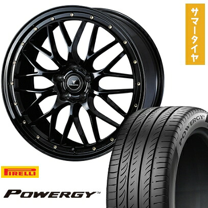【取付対象】225/40R18 夏タイヤ ホイール4本セット PIRELLI パワジー (5/114車用) WEDS ノヴァリス アセット M1 18インチ【送料無料】