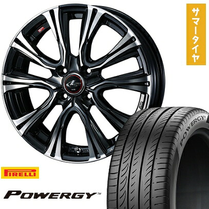 【取付対象】175/65R15 夏タイヤ ホイール4本セット PIRELLI パワジー (4/100車用) WEDS レオニス VR 15インチ【送料無料】