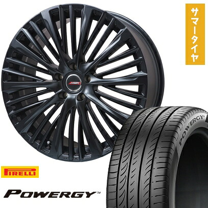 【取付対象】225/60R18 夏タイヤ ホイール４本セット (5/114車用) PIRELLI パワジー PREMIX MER-X(マットブラック) 18インチ【送料無料】｜アークタイヤ 店 89,430円