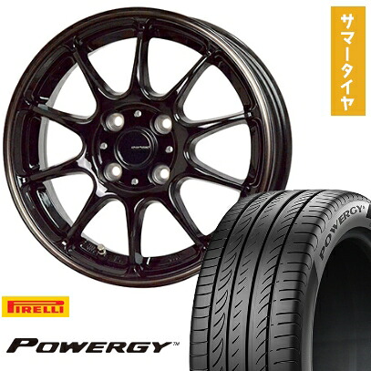 【取付対象】175/65R15 夏タイヤ ホイール4本セット PIRELLI パワジー (4/100車用) HOT STUFF ジースピード P-07 15インチ【送料無料】