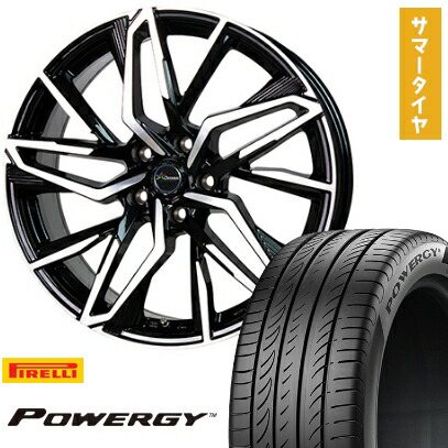 【取付対象】225/60R17 夏タイヤ ホイール4本セット PIRELLI パワジー (5/100車用) HOT STUFF クロノス CH-112 17インチ【送料無料】｜アークタイヤ 店