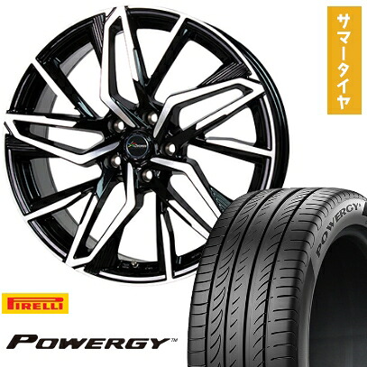 【取付対象】245/40R19 夏タイヤ ホイール4本セット PIRELLI パワジー (5/114車用) ホットスタッフ クロノス CH-112 19インチ【送料無料】