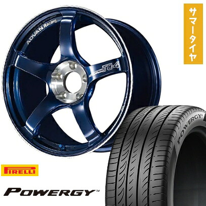 【取付対象】225/45R18 夏タイヤ ホイール4本セット (5/114車用) PIRELLI パワジー ヨコハマ アドバンレーシング TC4 SE 18インチ【送料無料】|アークタイヤ 店