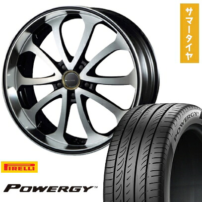 【取付対象】225/40R19 夏タイヤ ホイール4本セット PIRELLI パワジー (5/114車用) MZ SPEED ジュノウ バベル 19インチ【送料無料】