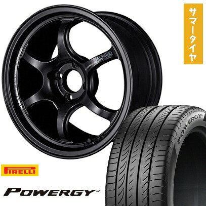 【取付対象】185/60R15 夏タイヤ ホイール4本セット PIRELLI パワジー (4/100車用) YOKOHAMA アドバンレーシング RG-DII 15インチ【送料無料】