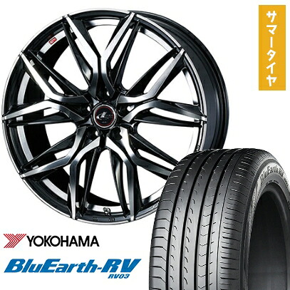 【取付対象】245/35R20 夏タイヤ ホイール4本セット YOKOHAMA ブルーアース RV-03 (5/114車用) WEDS レオニス LM 20インチ【送料無料】