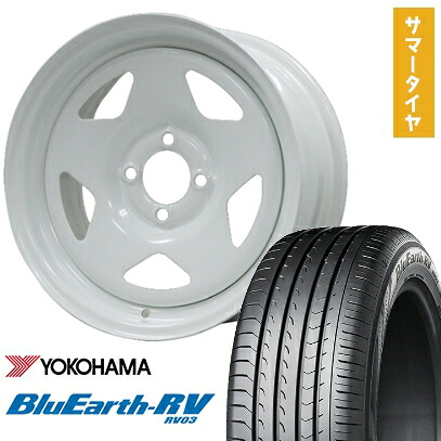 【取付対象】185/65R15 夏タイヤ ホイール4本セット (4/100車用) YOKOHAMA ブルーアース RV-03 モリタ デイトナズ S/R 15インチ【送料無料】|アークタイヤ 店